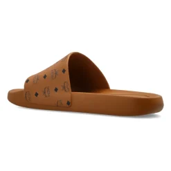 Monogram Print Rubber Slides