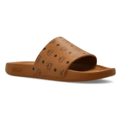 Monogram Print Rubber Slides
