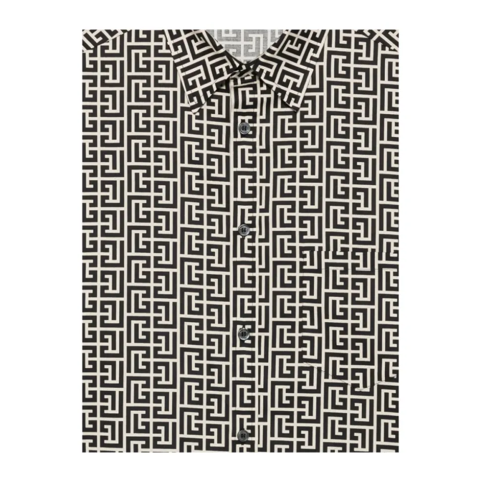 Monogram Print Shirt