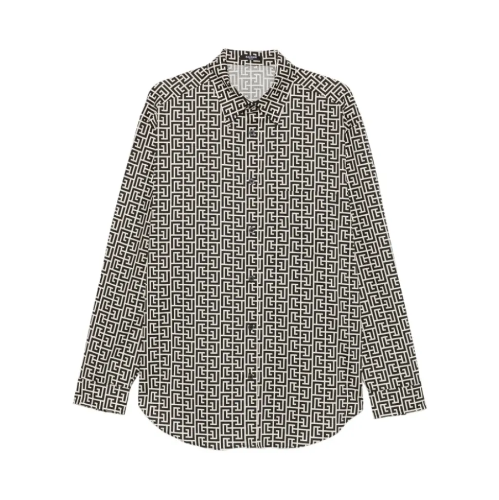 Monogram Print Shirt