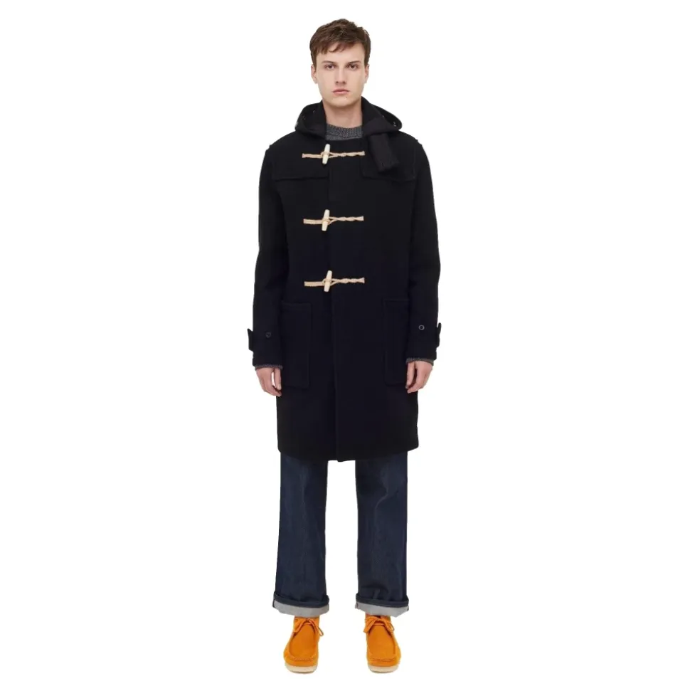 Monty Duffle Coat Black