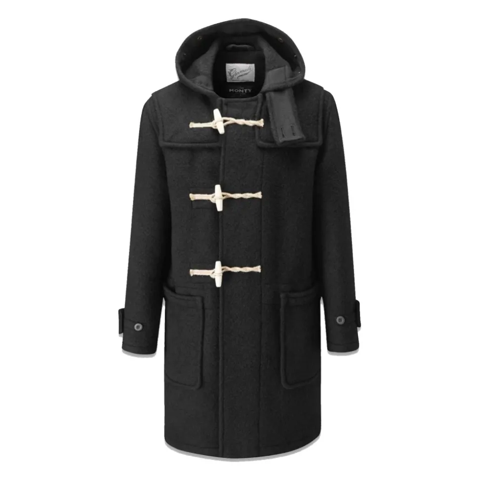 Monty Duffle Coat Black