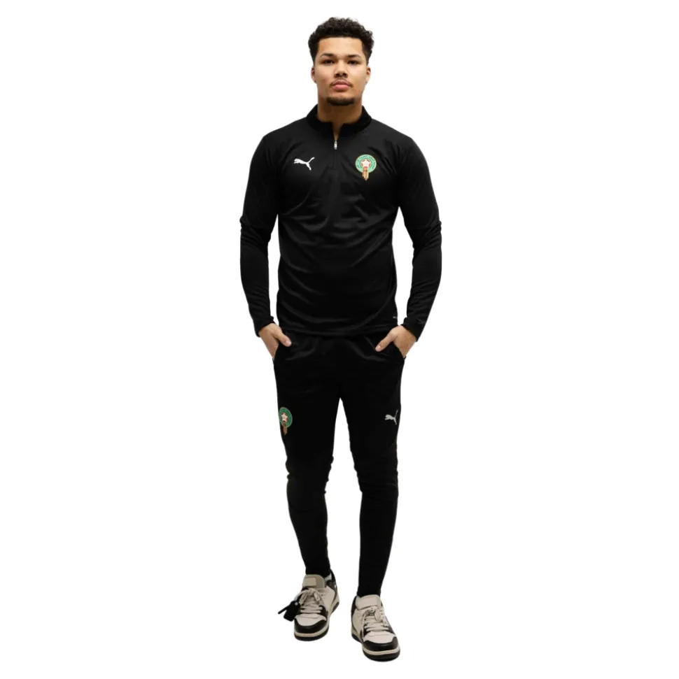 Morocco Teamfinal Training Suit Black 2025/2026