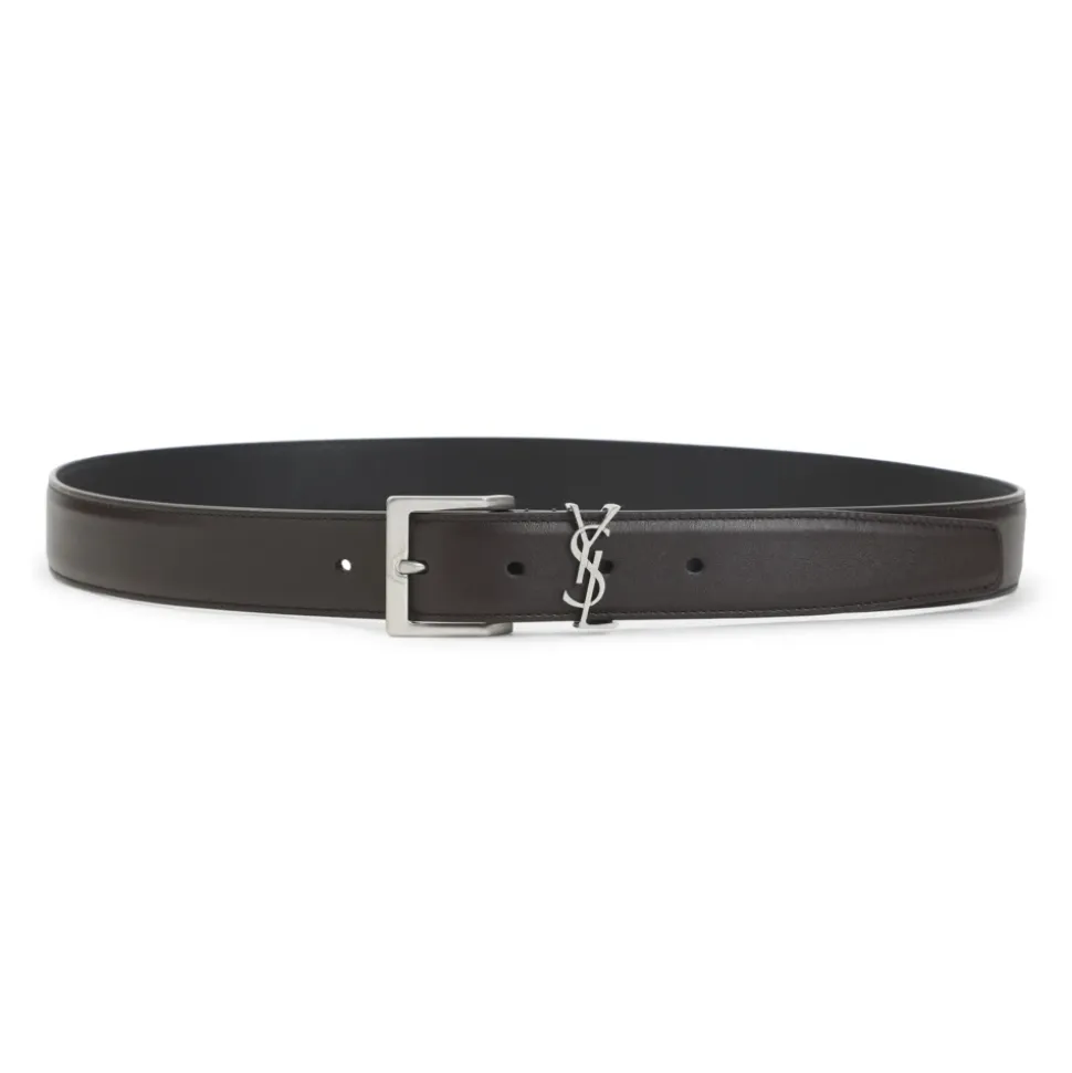 Mountain Rock Brown Calf Leather Belt