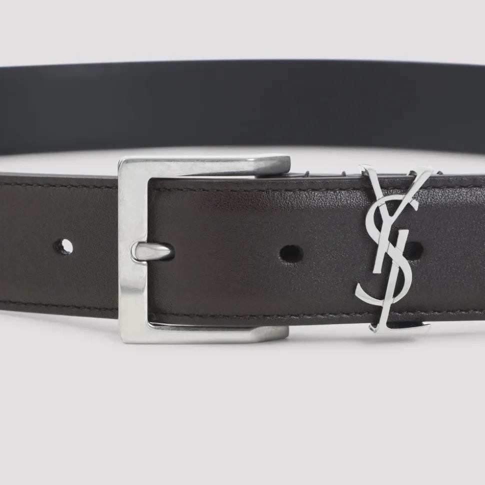Mountain Rock Brown Calf Leather Belt