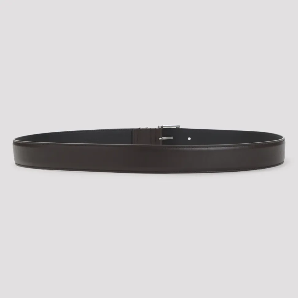 Mountain Rock Brown Calf Leather Belt