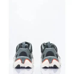 Nabuk Leather Chunky Sole Sneakers