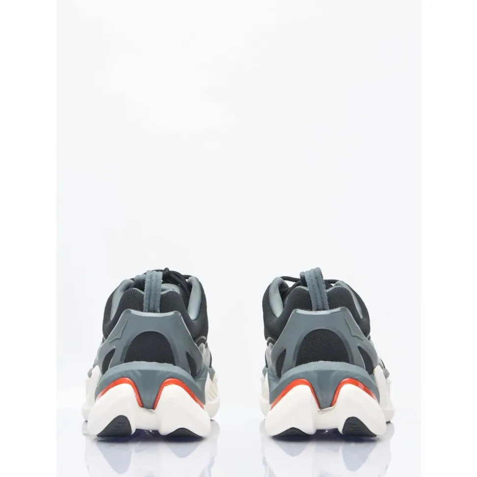 Nabuk Leather Chunky Sole Sneakers