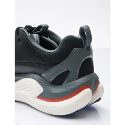 Nabuk Leather Chunky Sole Sneakers
