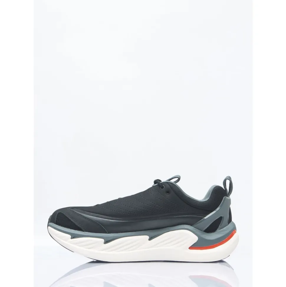 Nabuk Leather Chunky Sole Sneakers