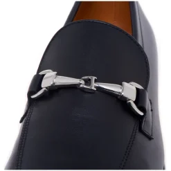 Nappa Leather Loafer with Metal Bit