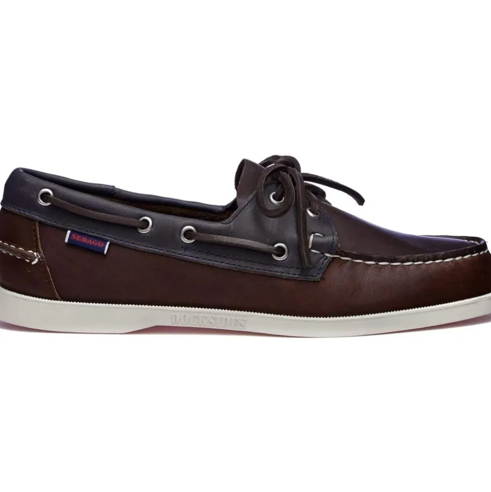 Nautical Loafers Cognac Blue Navy