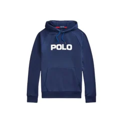 Navy Blue Hooded Sweatshirt with Kangaroo Pocket