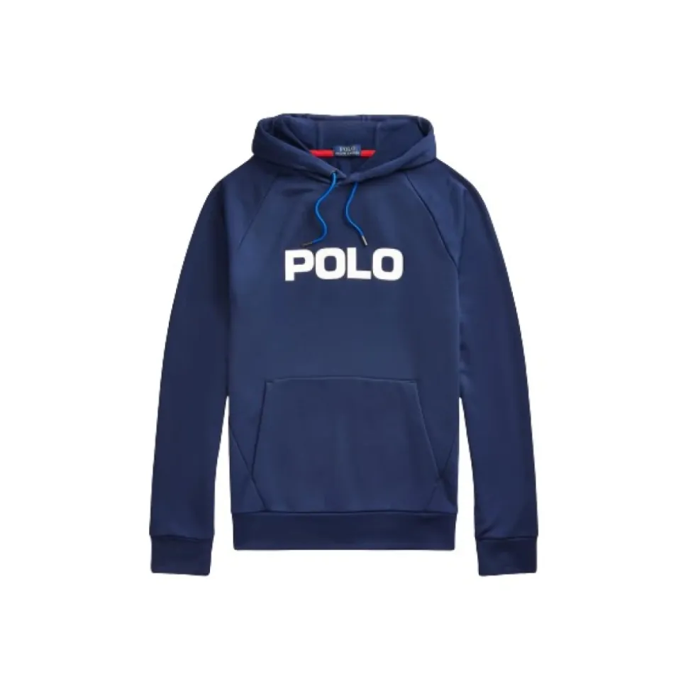 Navy Blue Hooded Sweatshirt with Kangaroo Pocket