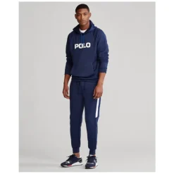 Navy Blue Hooded Sweatshirt with Kangaroo Pocket