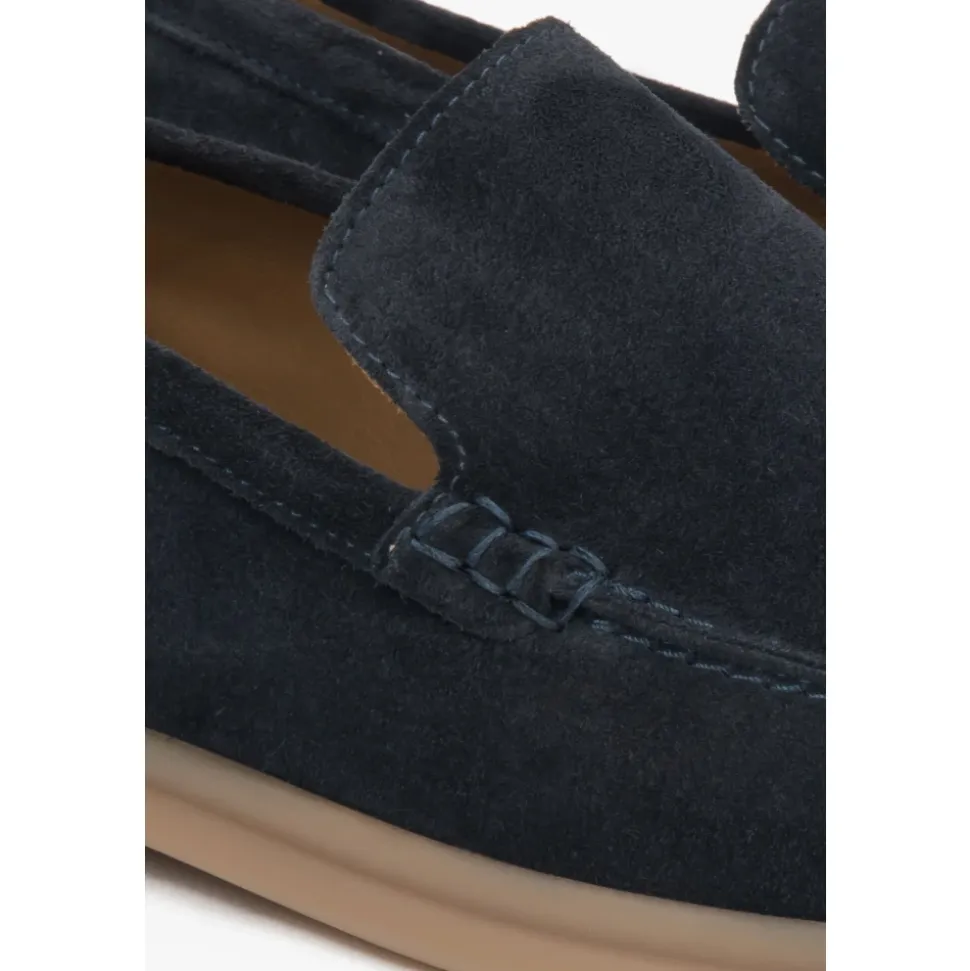 Navy Blue Loafers