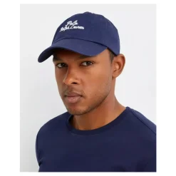 Navy cap with Twill Ball visor