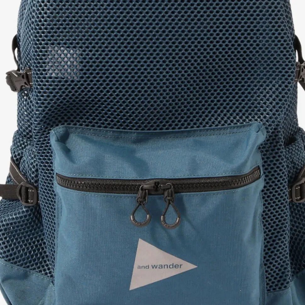 Nylon Backpack With Mesh Panels
