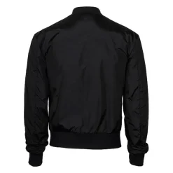 Nylon Jacket With Branded Tag