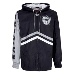 Oakland Raiders Windbreaker Full Zip Black