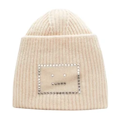 Oatmeal Melange Knit Hat