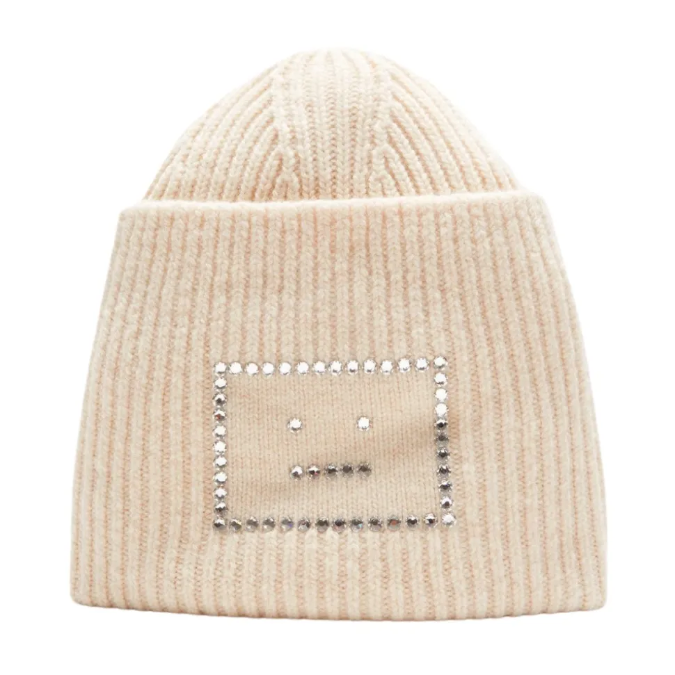 Oatmeal Melange Knit Hat