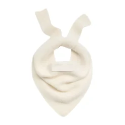 Off White Wool Blend Scarf