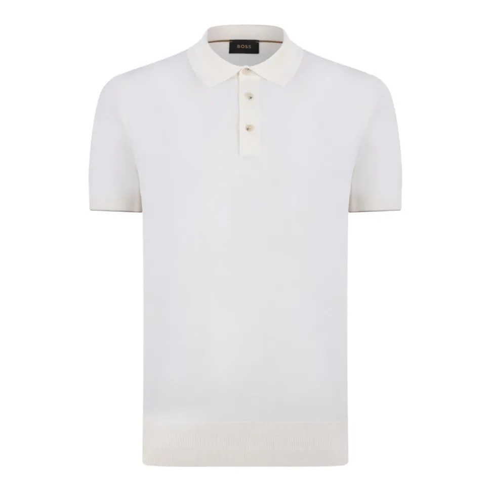 Open-Collar Polo Shirt
