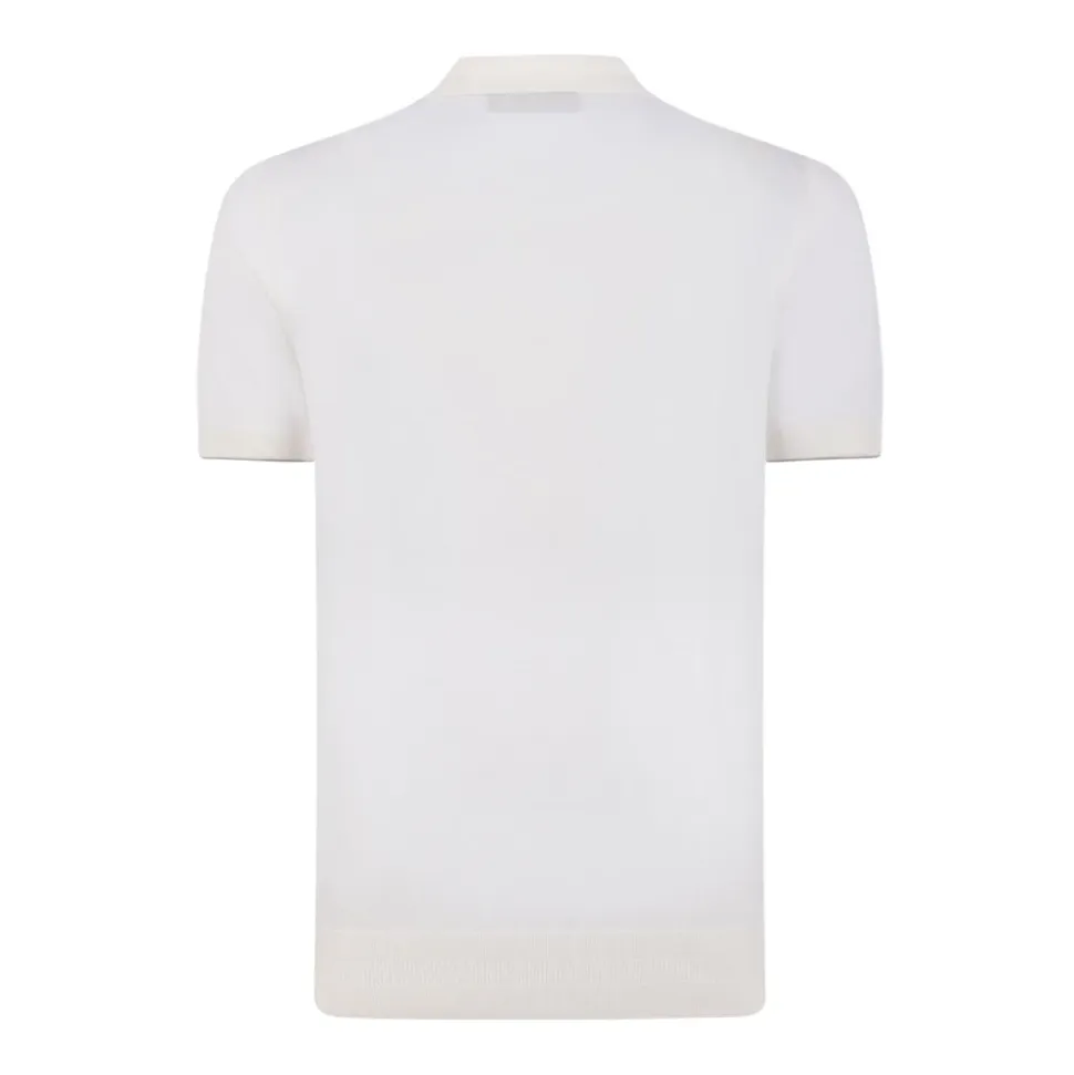 Open-Collar Polo Shirt