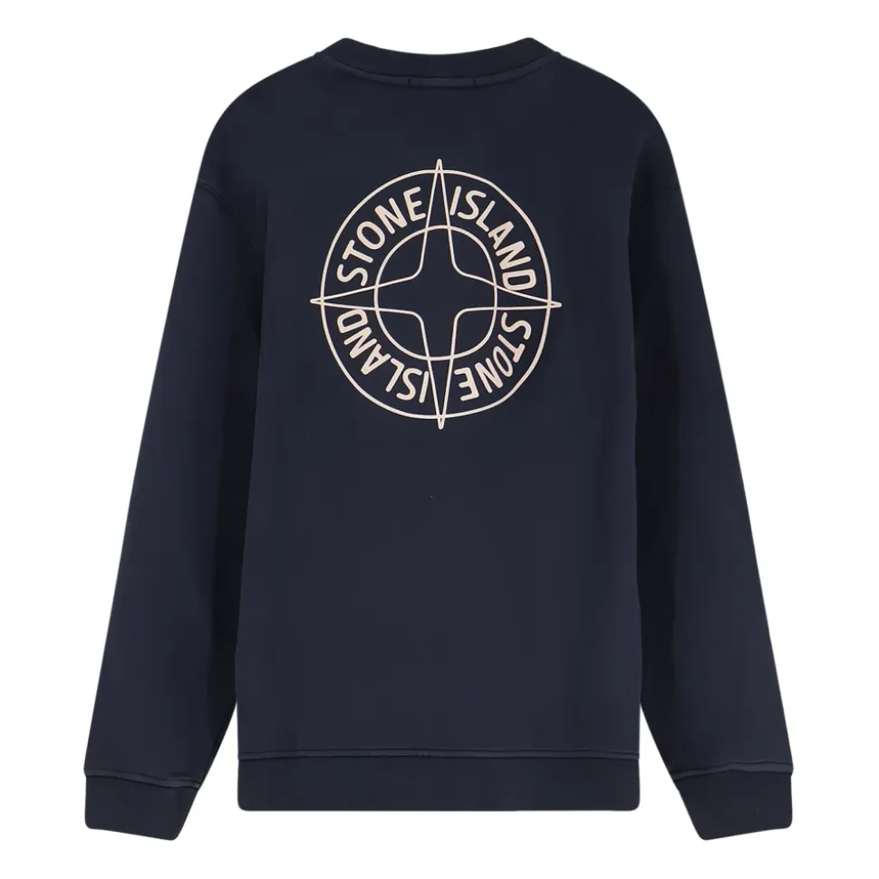 Outline Compass Printed Sweatshirt