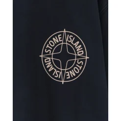 Outline Compass Printed Sweatshirt