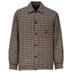 Oversized Padded Check Shirt