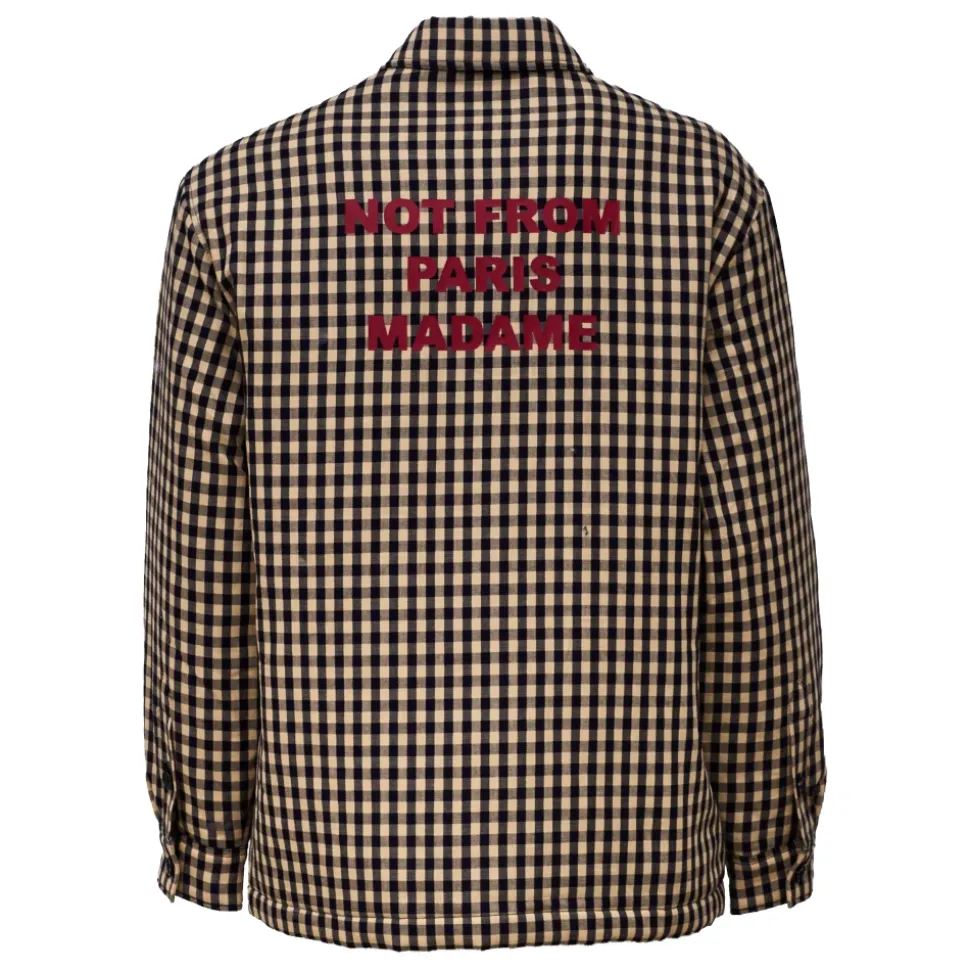 Oversized Padded Check Shirt