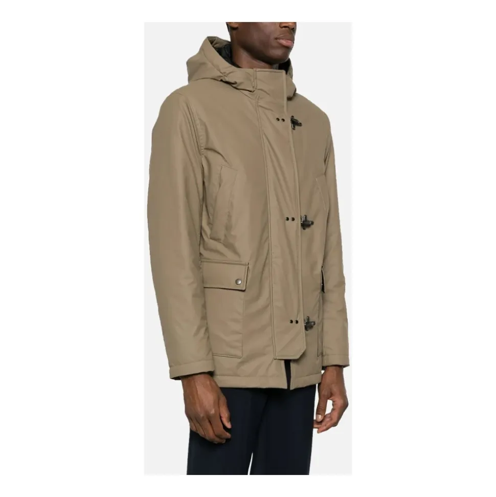 Padded 3-Hook Parka with Hood