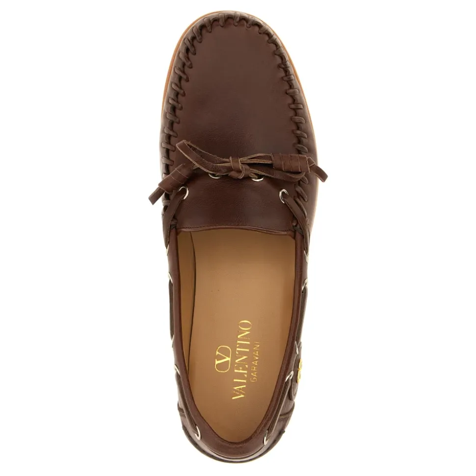 Palm Avenue Buffalo Leather Boat Shoe