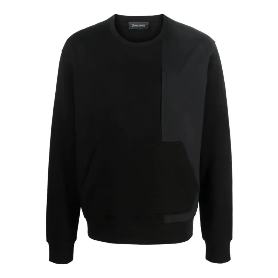 Panelled-Design Sweatshirt