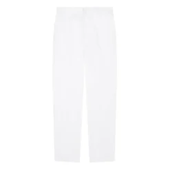 Pantaloni Classici in Twill di Cotone Comfort