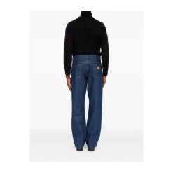 Patchwork Straight Jeans