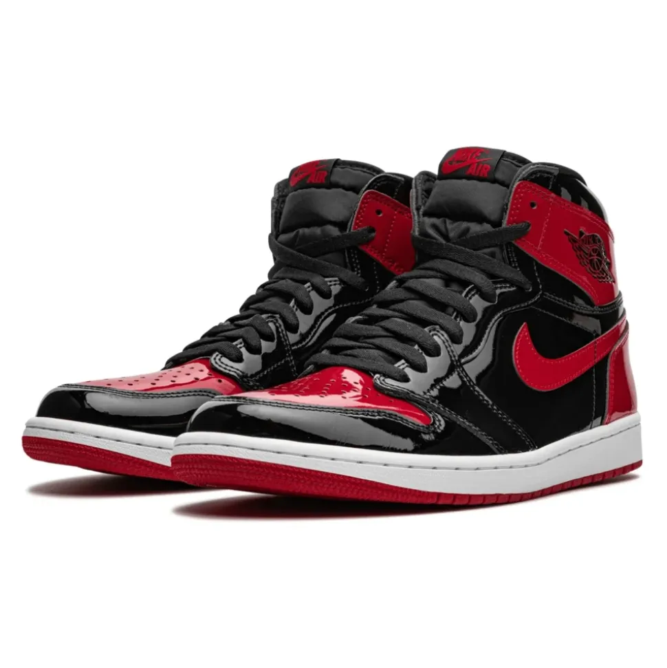 Patent Bred Retro High OG Sneakers