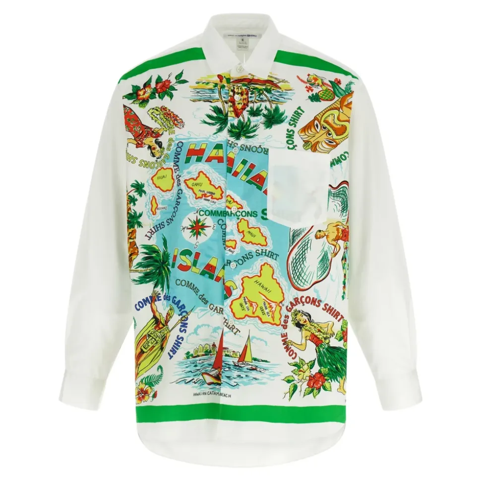 Patterned Inserts Shirt