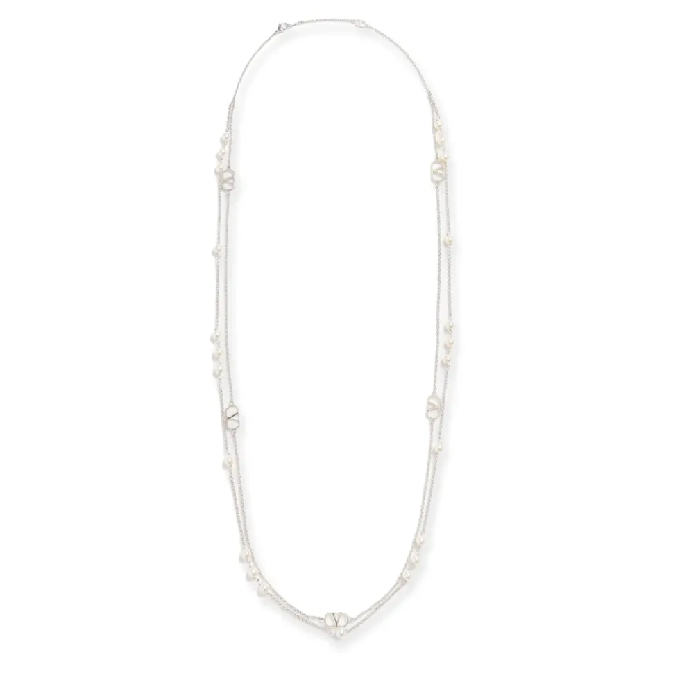 Pearl Signature Necklace with Metal Hook