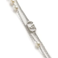 Pearl Signature Necklace with Metal Hook