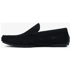 Perforated Nubuck Loafers