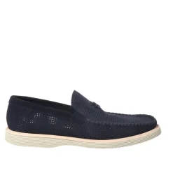 Perforated Suede Loafer