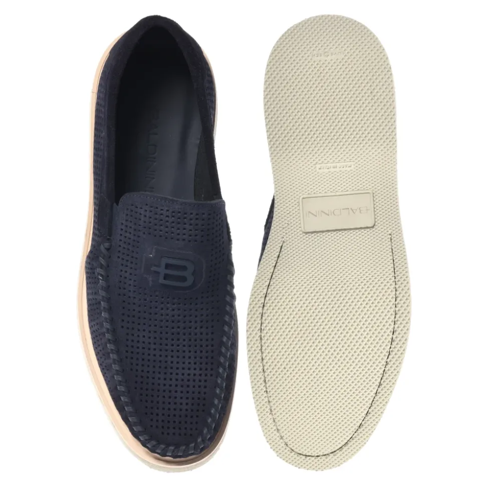 Perforated Suede Loafer