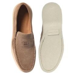 Perforated Suede Loafer