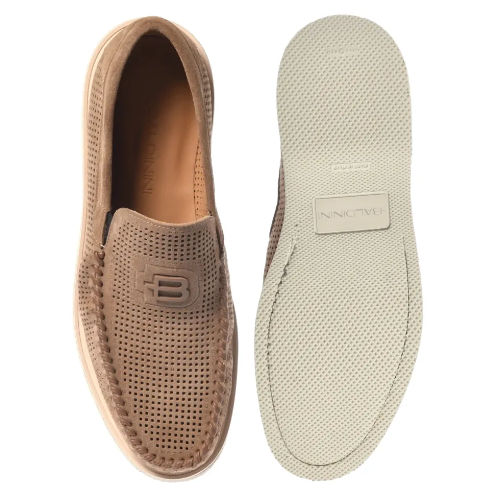 Perforated Suede Loafer