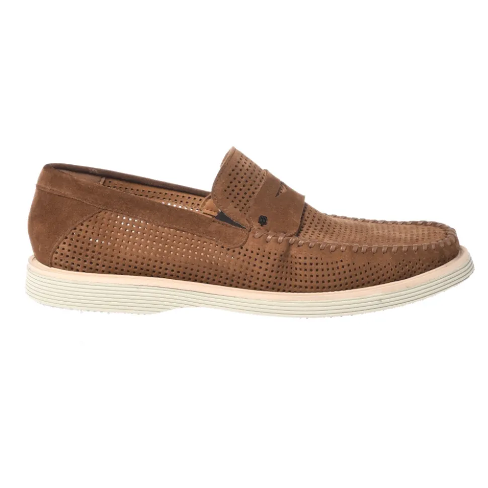 Perforated Suede Loafer
