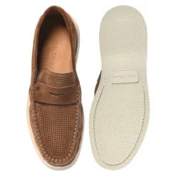 Perforated Suede Loafer
