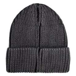 Pigment-Dyed Cotton Beanie Hat Grey